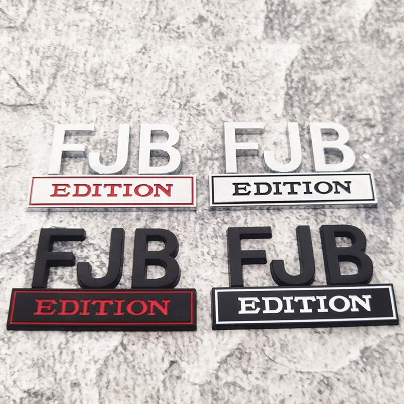 FJB EDITION EMBLEM FENDER BADGE