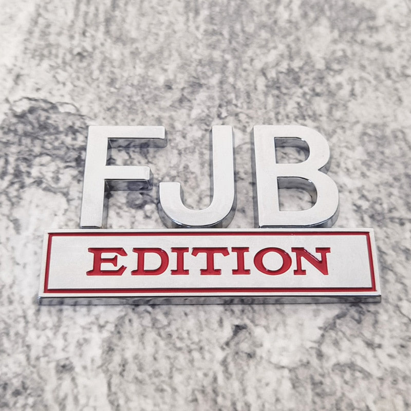 FJB EDITION EMBLEM FENDER BADGE