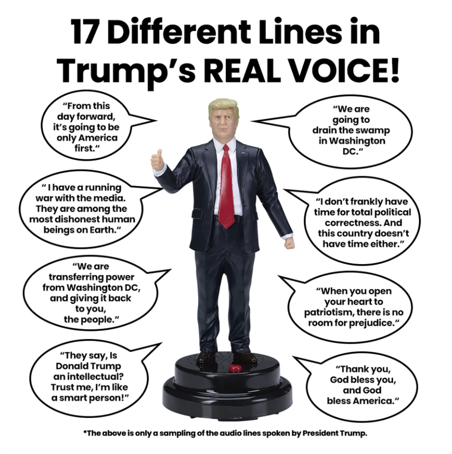 Talking Trump Figure